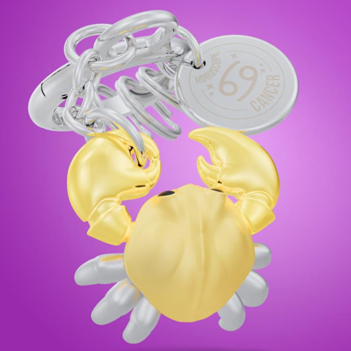 METALMORPHOSE Burç Koleksiyonu Yengeç Anahtarlık / Çanta