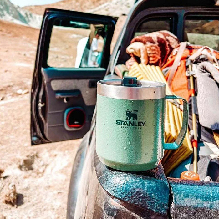 STANLEY 0.35L Classic Mug - Hammertone Green Klasik Kamp Bardağı
