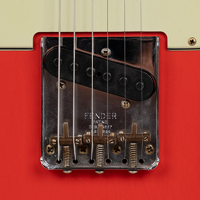 FENDER Custom Shop 1964 Telecaster Relic Aged Fiesta Red Elektro Gitar