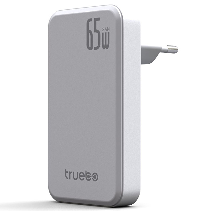 TRUEBO MaxSlim 65W GaN Şarj Aleti - Beyaz