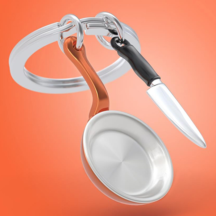 METALMORPHOSE Chef de Quisine Anahtarlık
