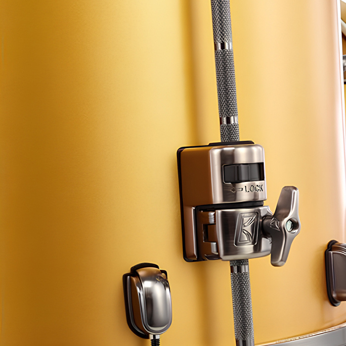 TAMA MA42TZUS-SAM Starclassic Maple Satin Aztec Gold Metallic 4 Parça (22B/10T/12T/16F) Akustik Davul Seti