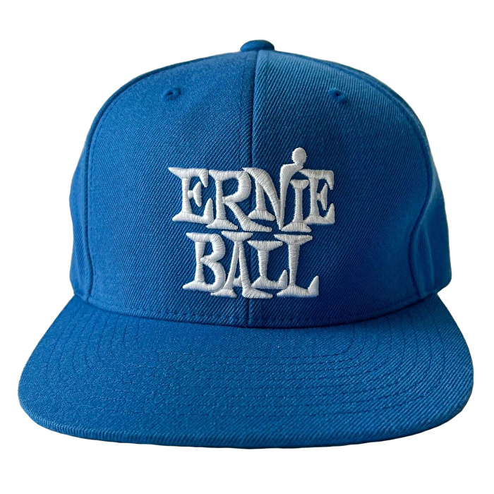 ERNIE BALL Blue with White Stacked Logo Şapka