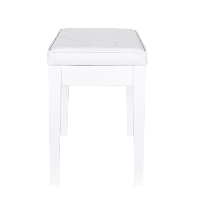 KOZMOS KPB-014-WHP Parlak Beyaz Piyano Taburesi