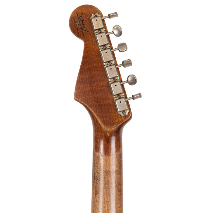 Fender Custom Shop Limited Edition Dual-Mag II Stratocaster Super Heavy Relic Aged Black Elektro Gitar