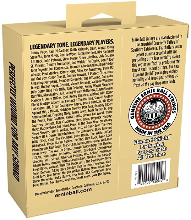 Ernie Ball P03004 11-52 Earthwood  Light 8020 Brnz Akustik Tel Seti 3lü Paket