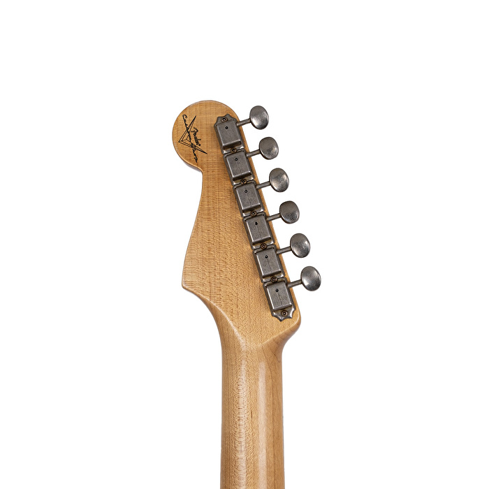 Fender Custom Shop 1964 Stratocaster Journeyman Relic Gülağacı Klavye Aged Olympic White Elektro Gitar