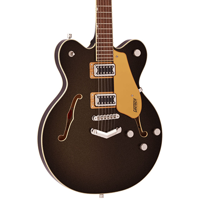Gretsch G5622 Electromatic Center Block Double-Cut w/V-Stoptail Laurel Klavye Black Gold Elektro Gitar