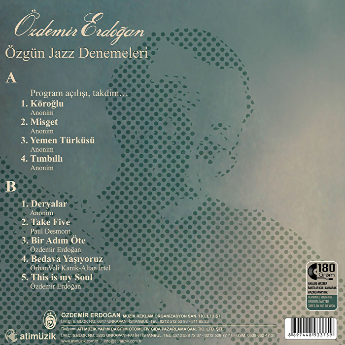 Özdemir Erdoğan - Özgün Jazz Denemeleri