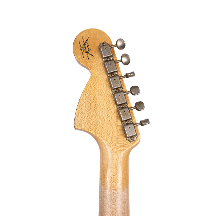 Fender Custom Shop Limited Edition 1967 Stratocaster HSS Heavy Relic Aged Aquamarine Metallic Elektro Gitar
