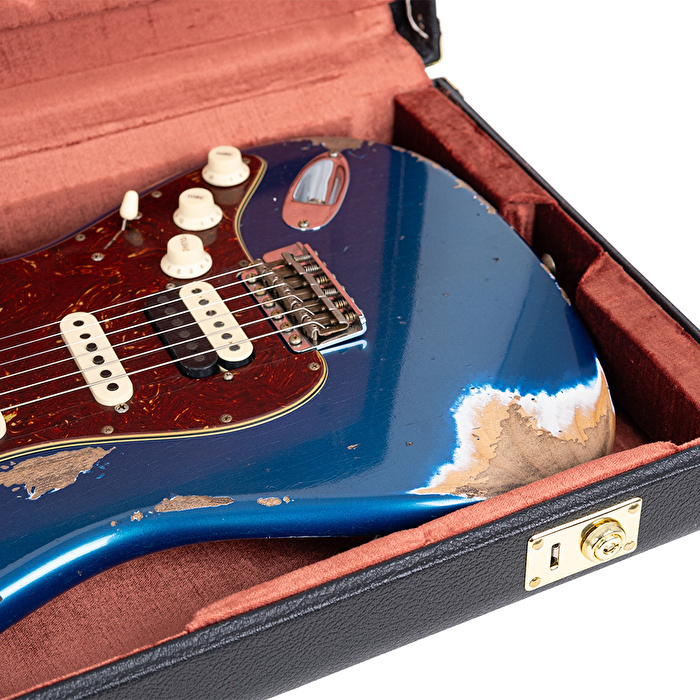 Fender Custom Shop Limited Edition 1967 Stratocaster HSS Heavy Relic Aged Aquamarine Metallic Elektro Gitar