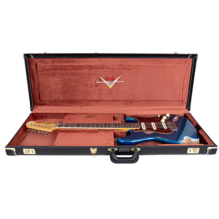 Fender Custom Shop Limited Edition 1967 Stratocaster HSS Heavy Relic Aged Aquamarine Metallic Elektro Gitar