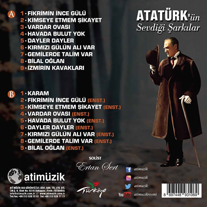 Ertan Sert – Atatürk'ün Sevdiği Şarkılar