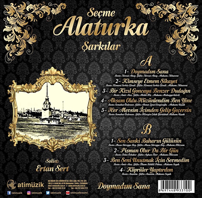 Ertan Sert –Seçme Alaturka Şarkılar