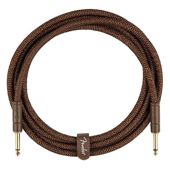 Fender Paramount 10 ft  Acoustic Instrument Cable Brown Kablo