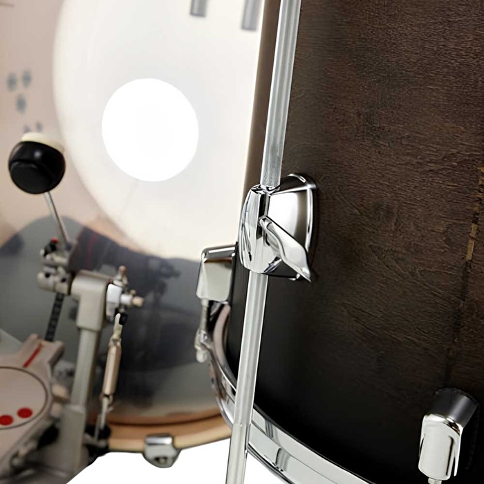 PEARL DMP905/C262 Decade Maple Satin Black Burst 5 Parça (20B/10T/12T/14F/14S) Aksamlı Akustik Davul Seti