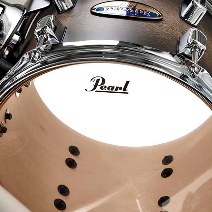 PEARL DMP905/C262 Decade Maple Satin Black Burst 5 Parça (20B/10T/12T/14F/14S) Aksamlı Akustik Davul Seti