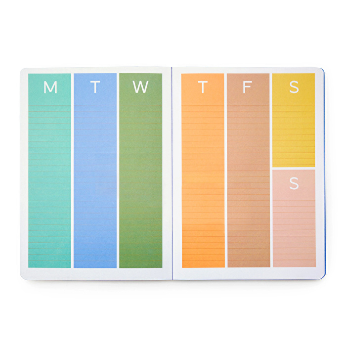 KIKKERLAND Tarihsiz Haftalık Planlayıcı Defter