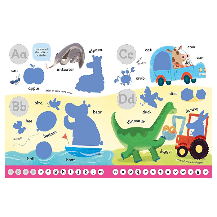 USB - First Sticker Book abc