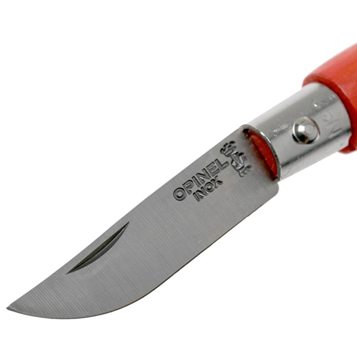 OPINEL No 02 Anahtarlıklı Paslanmaz Çelik Çakı (Turuncu)
