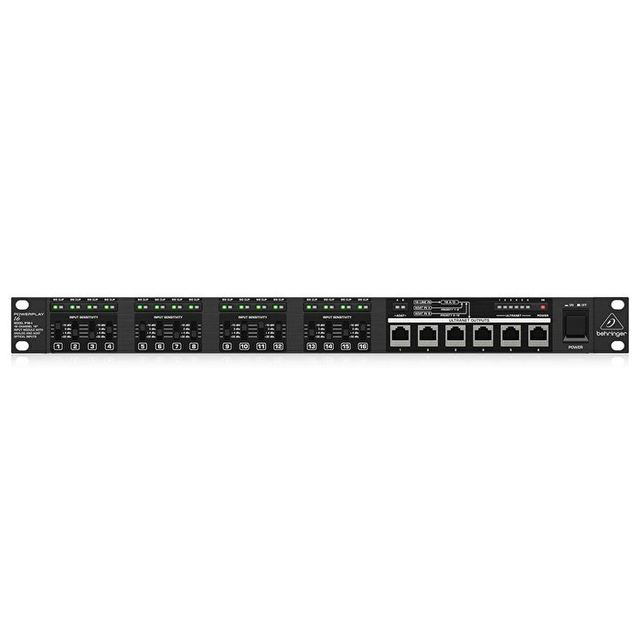 BEHRINGER POWERPLAY P16-I - Analog ve ADAT Optik Girişli 16-Kanal 19" Modül