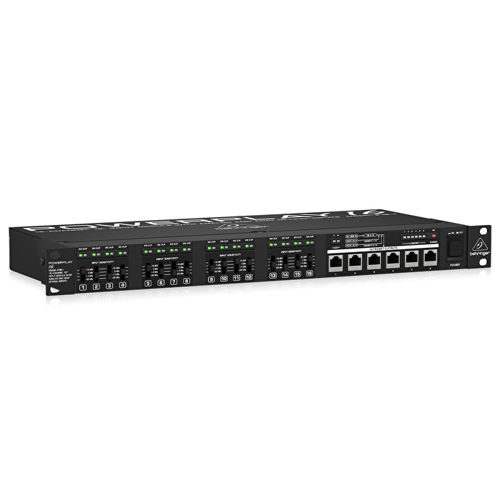 BEHRINGER POWERPLAY P16-I - Analog ve ADAT Optik Girişli 16-Kanal 19" Modül