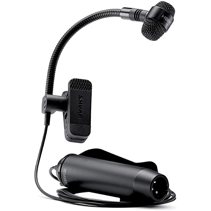 Shure PGA98H-XLR Kıskaçlı Nefesli Mikrofonu ve 15Ft XLR Kablosu