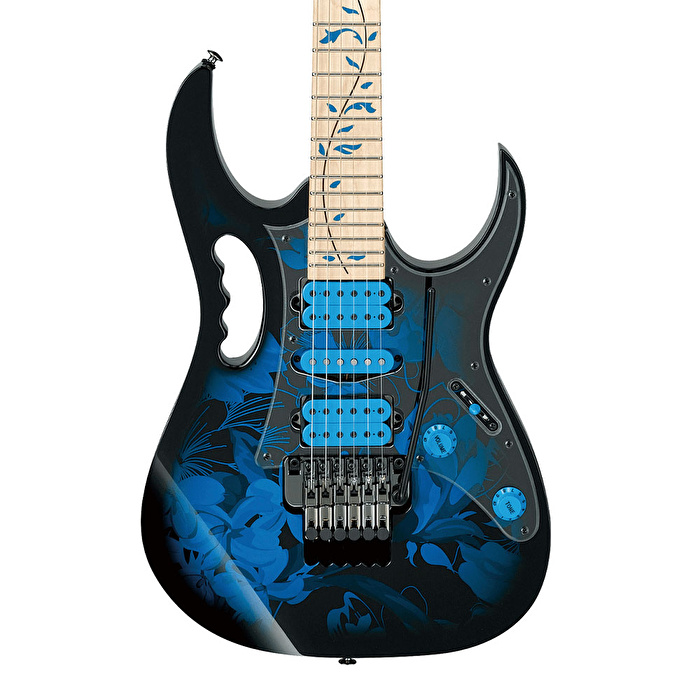 Ibanez JEM77P-BFP Blue Floral Pattern Elektro Gitar (Case Dahil)