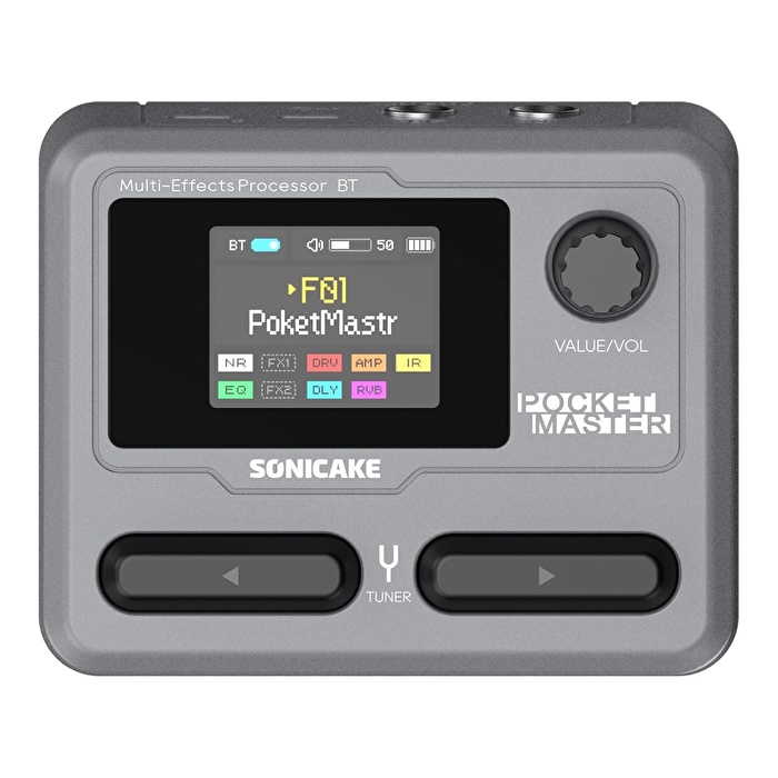 Sonicake Pocket Master Gri Gitar Efekt Prosesörü