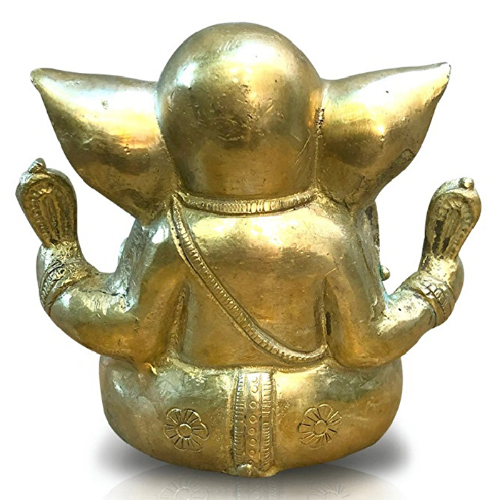 YOGIXO Ganesha Bakır Alışım Heykeli (11cm/1,1kg)