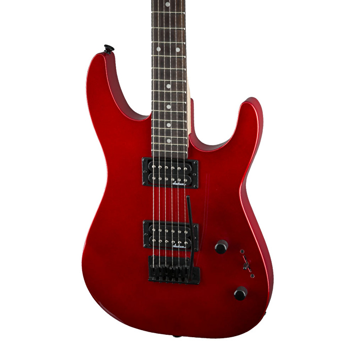 Jackson JS11 Dinky 2-Point Tremolo Amaranth Klavye Metallic Red Elektro Gitar