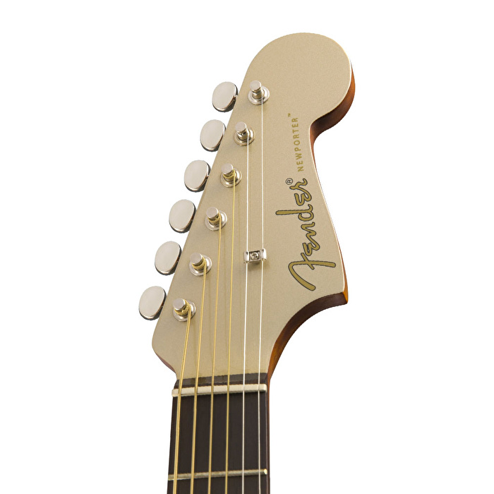 Fender Newporter Player Ceviz Klavye Champagne Elektro Akustik Gitar