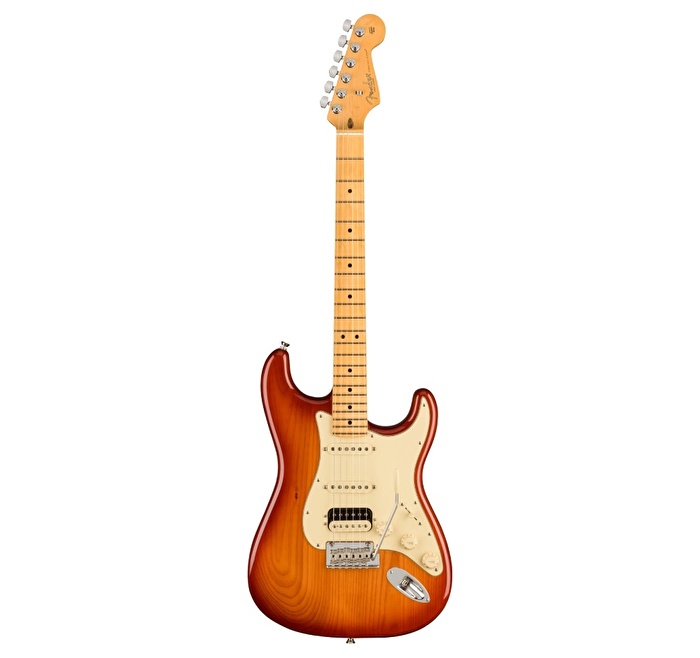 Fender American Professional II Stratocaster HSS Akçaağaç Klavye Sienna Sunburst Elektro Gitar