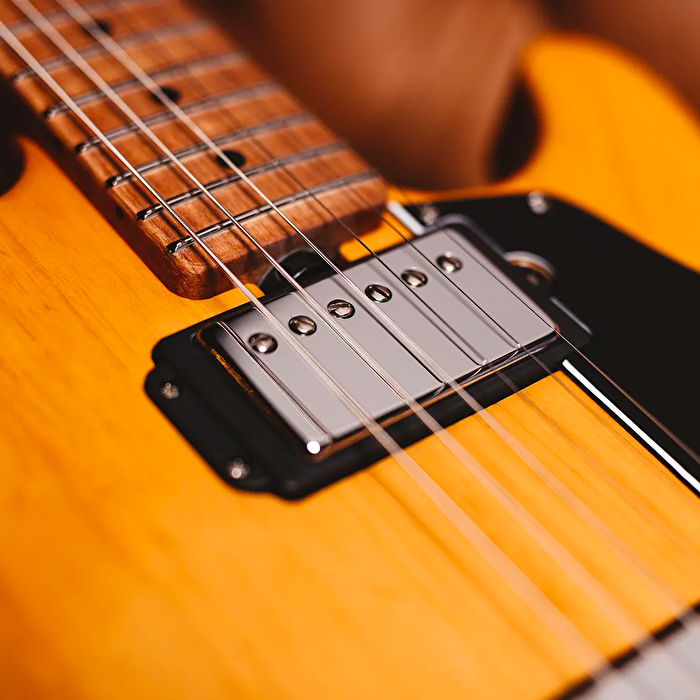 MUSICMAN Valentine Tremolo Classic Figured Fırınlanmış Akçaağaç Sap  Natural Elektro Gitar