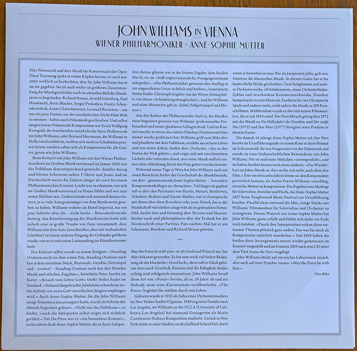 John Williams, Anne-Sophie Mutter, Wiener Philharmoniker - John Williams  In Vienna