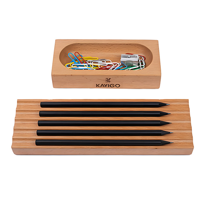 KAYIGO Woody İkili Set Açık Kahverengi