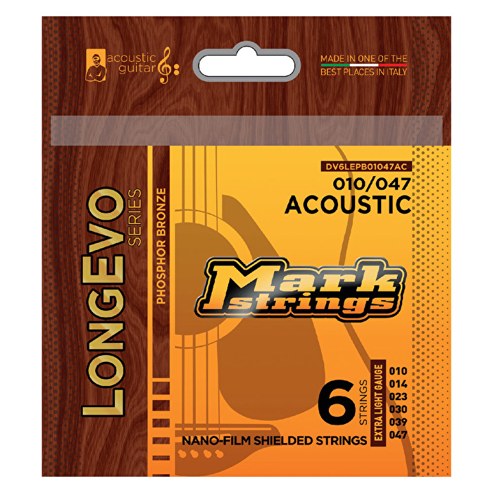 Mark Strings Longevo 10-47 Akustik Gitar Teli