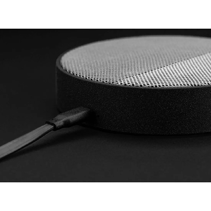 Lexon Oslo Energy Kablosuz Şarj Cihazı ve Bluetooth Hoparlör Gri