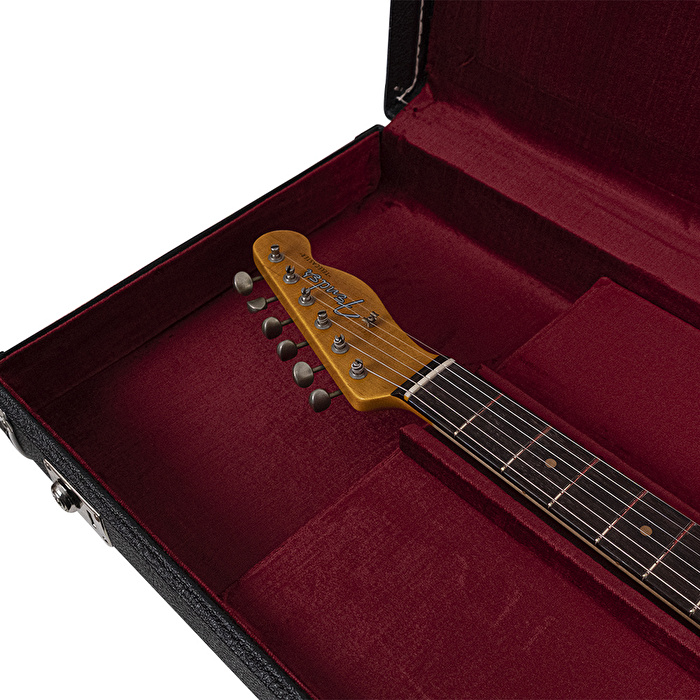 Fender Custom Shop 1961 Telecaster Heavy Relic Gülağacı Klavye Faded Aged Candy Apple Red Elektro Gitar