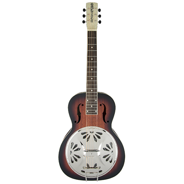 Gretsch G9230 Bobtail Square-Neck A.E. Maun Gövde Spider Cone Guitar Fishman Nashville Pickup 2-Color Sunburst Resonator