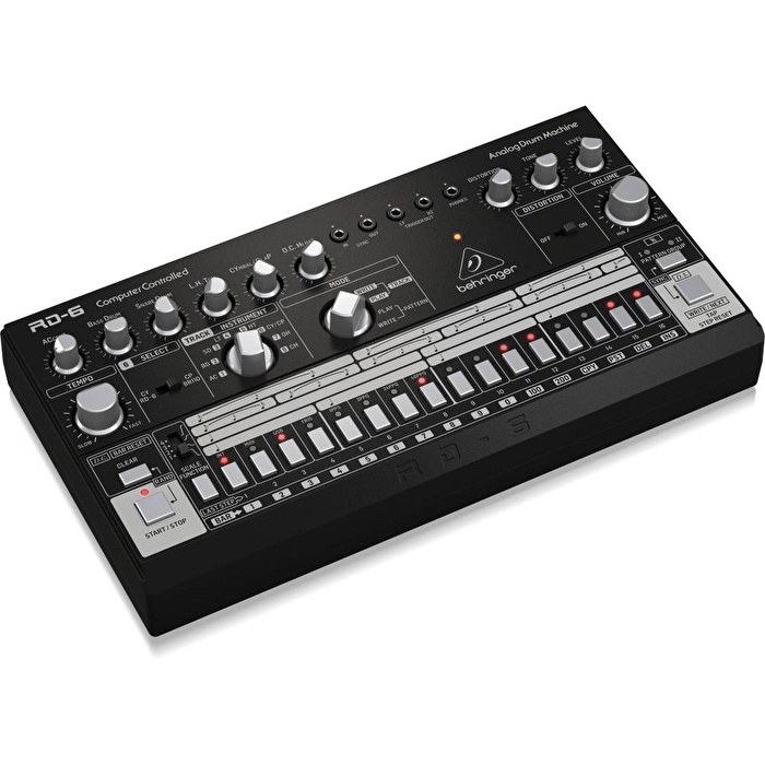 BEHRINGER RD-6-BK RHYTHM DESIGNER Analog Davul Makinesi (Siyah)