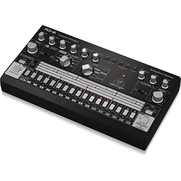 BEHRINGER RD-6-BK RHYTHM DESIGNER Analog Davul Makinesi (Siyah)