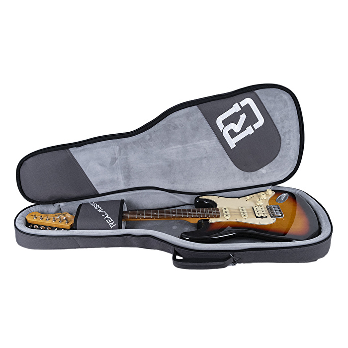 Real Mission CoolVox-E Grey Elektro Gitar Taşıma Çantası