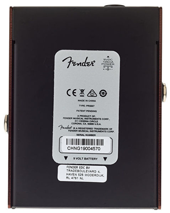 Fender Smolder Acoustic Overdrive Pedal
