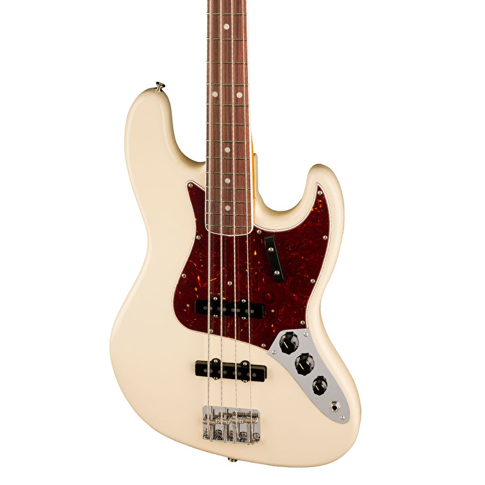 Fender American Vintage II 1966 Jazz Bass Gülağacı Klavye Olympic White Bas Gitar