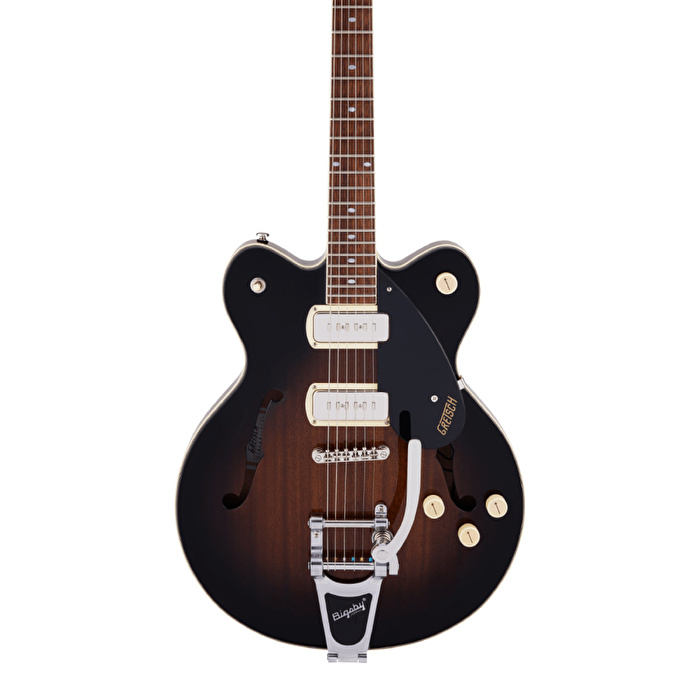GRETSCH G2622T-P90 Streamliner Center Block Double-Cut Bigsby Laurel Klavye Brownstone Elektro Gitar