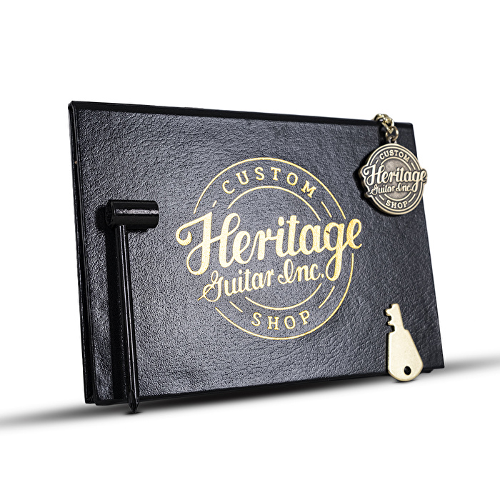 HERITAGE Custom Shop Build 1368 H-150 P90 Neck w/Case Gold Top Artisan Aged Elektro Gitar