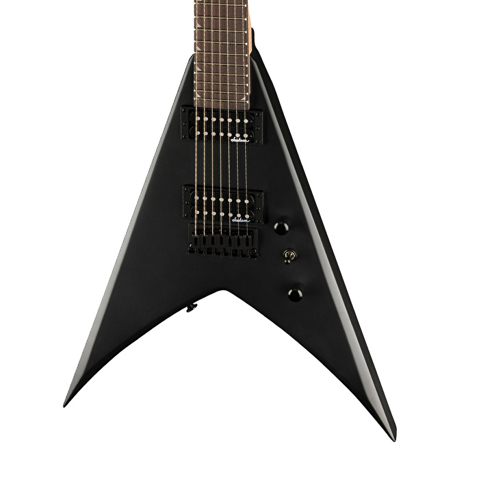 Jackson JS22-7 King V KV HT Amaranth Klavye Satin Black Elektro Gitar