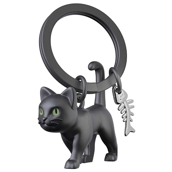 METALMORPHOSE Black Cat Anahtarlık