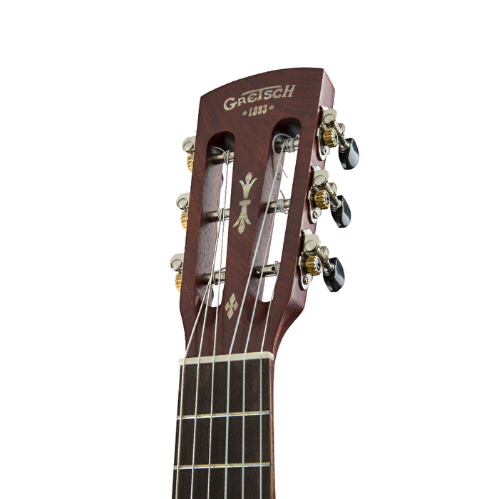 Gretsch G9126-ACE Cutaway Electric Fishman Kula Manyetik Bag Honey Mahogany Stain Gitar Ukulele